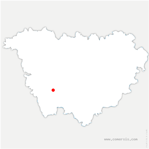 carte de localisation de Châtelneuf