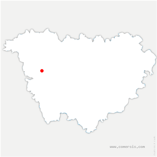 carte de localisation de Chilhac