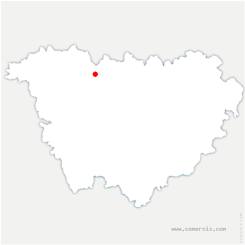 carte de localisation de Connangles