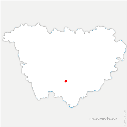 carte de localisation de Cuzieu