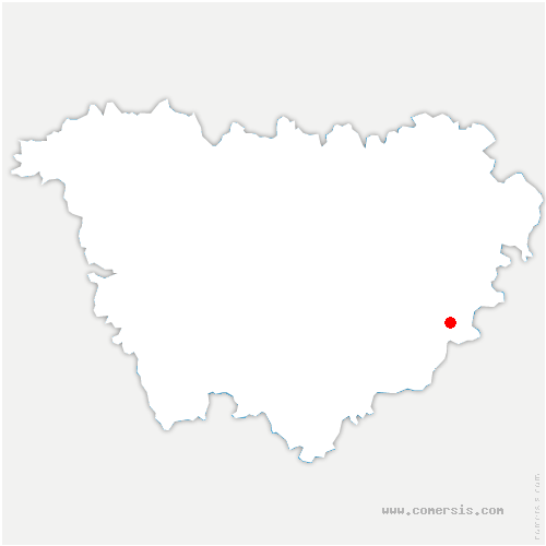 carte de localisation de Fay-sur-Lignon