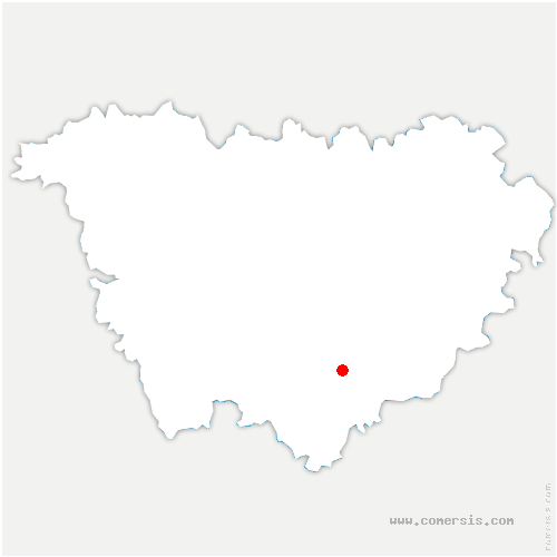 carte de localisation de la Gimond