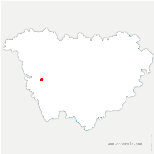 carte de localisation de Lachapelle-Graillouse