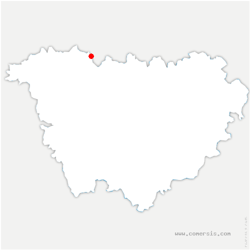 carte de localisation de Laval-sur-Doulon