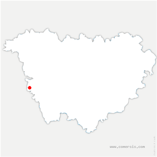 carte de localisation de Lespéron
