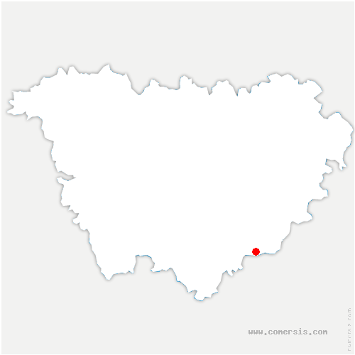 carte de localisation de Lorette