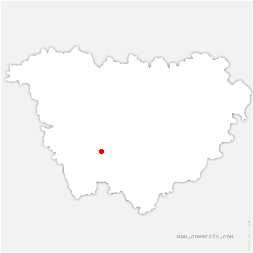 carte de localisation de Monistrol-d'Allier