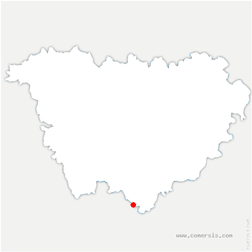 carte de localisation de Moriat