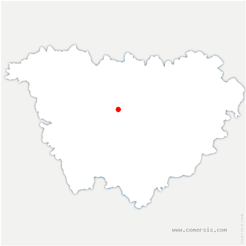 carte de localisation de Pouilly-lès-Feurs