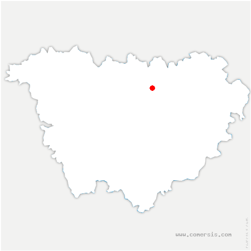 carte de localisation de Roche-en-Régnier