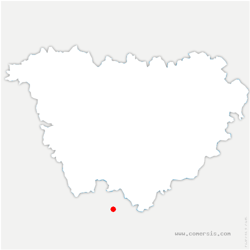 carte de localisation de Rozier-Côtes-d'Aurec