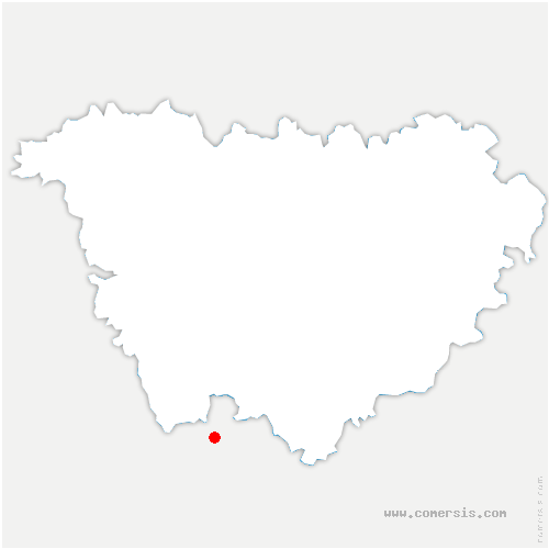 carte de localisation de Saint-Bonnet-le-Château