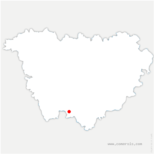 carte de localisation de Saint-Christophe-d'Allier