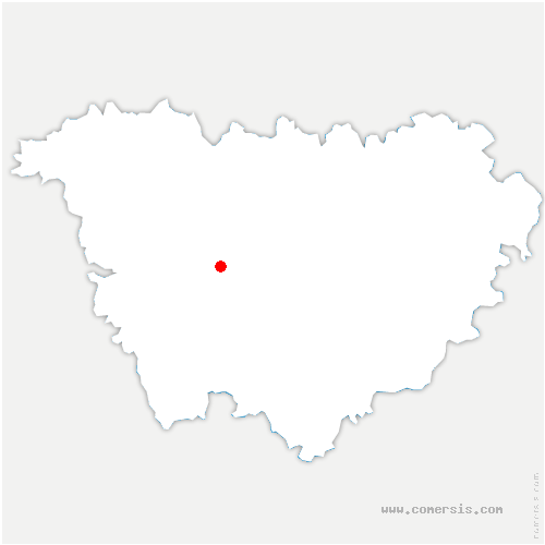 carte de localisation de Saint-Étienne-le-Molard