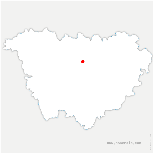carte de localisation de Saint-Geneys-près-Saint-Paulien