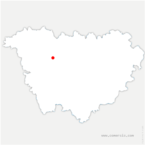 carte de localisation de Saint-Germain-Laval