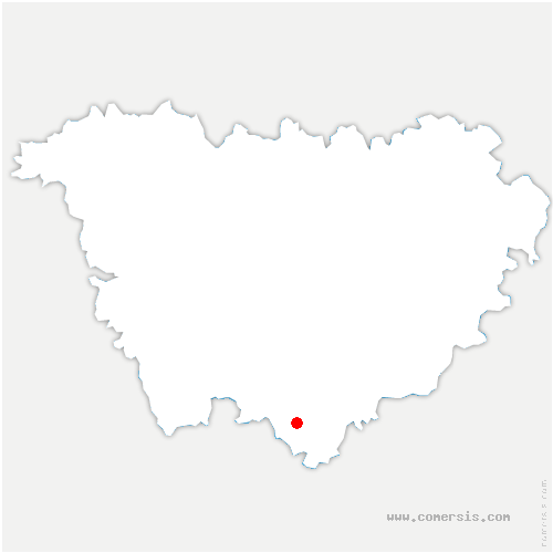 carte de localisation de Saint-Germain-Lembron