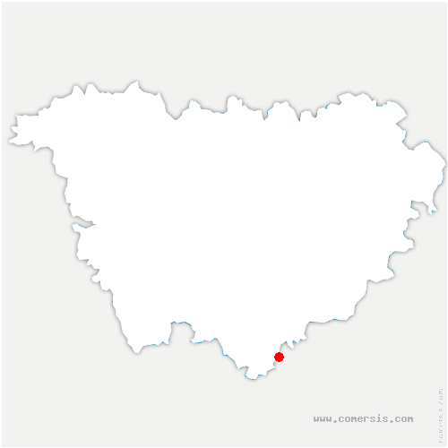 carte de localisation de Saint-Jean-Saint-Gervais