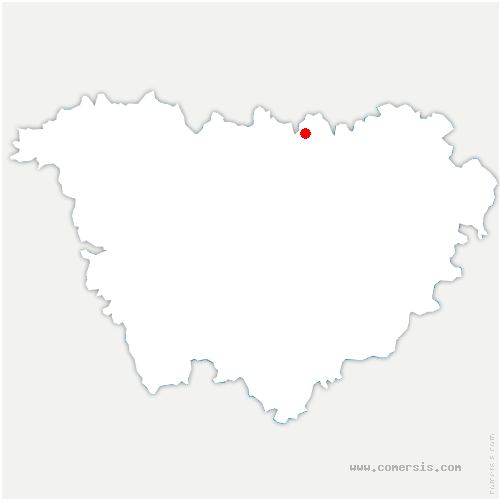 carte de localisation de Saint-Julien-d'Ance