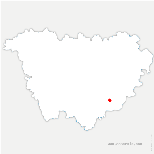 carte de localisation de Saint-Martial