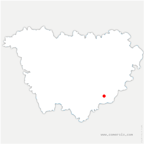 carte de localisation de Saint-Martin-la-Plaine