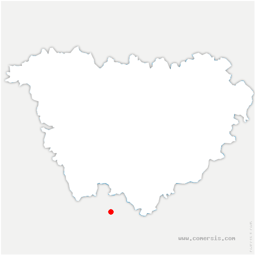 carte de localisation de Saint-Maurice-en-Gourgois