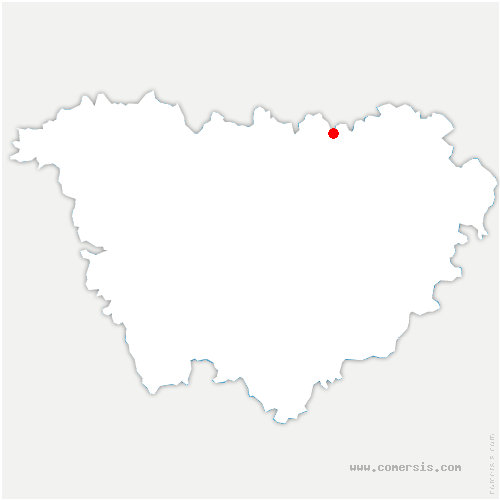 carte de localisation de Saint-Pal-de-Chalencon