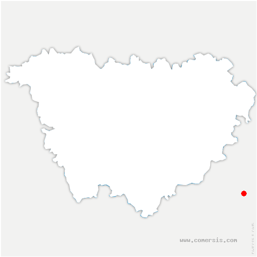 carte de localisation de Saint-Romain