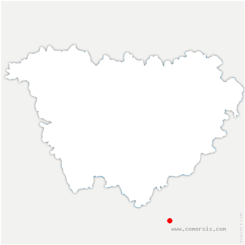 carte de localisation de Saint-Sauveur-en-Rue