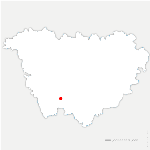 carte de localisation de Saint-Thomas-la-Garde