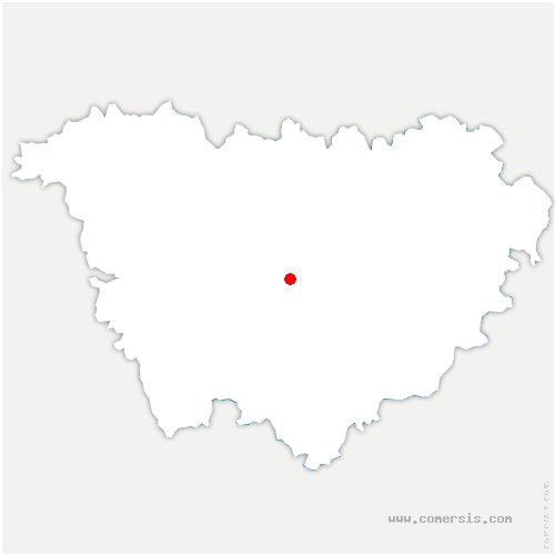 carte de localisation de Salt-en-Donzy