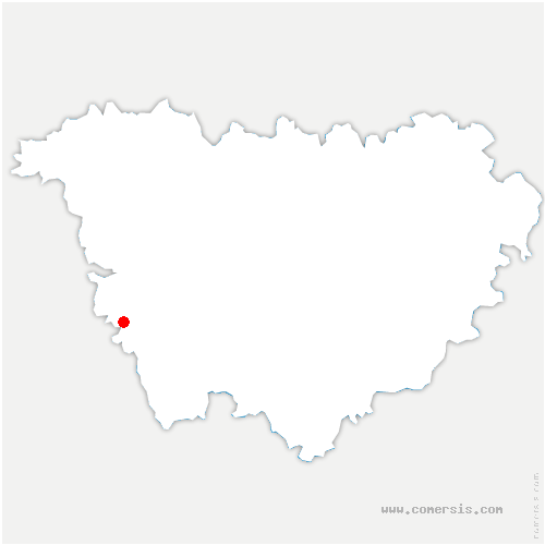 carte de localisation de Sauvain