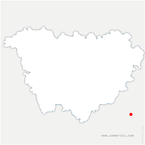 carte de localisation de Sauvessanges