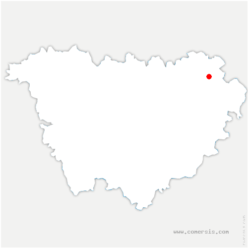 carte de localisation de Séauve-sur-Semène