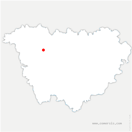 carte de localisation de Souternon