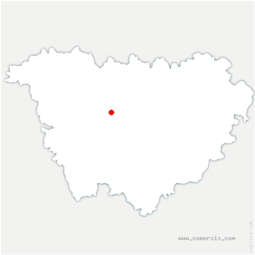 carte de localisation de Vernassal