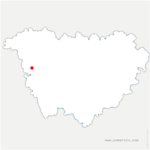 carte de localisation de Vêtre-sur-Anzon 