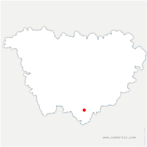 carte de localisation de Villars