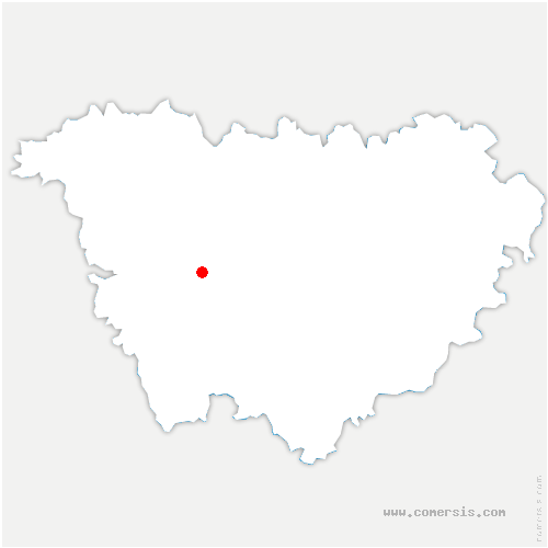 carte de localisation de Vissac-Auteyrac