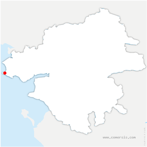 carte de localisation de Batz-sur-Mer