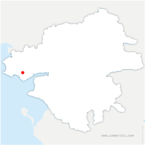 carte de localisation de Baule-Escoublac