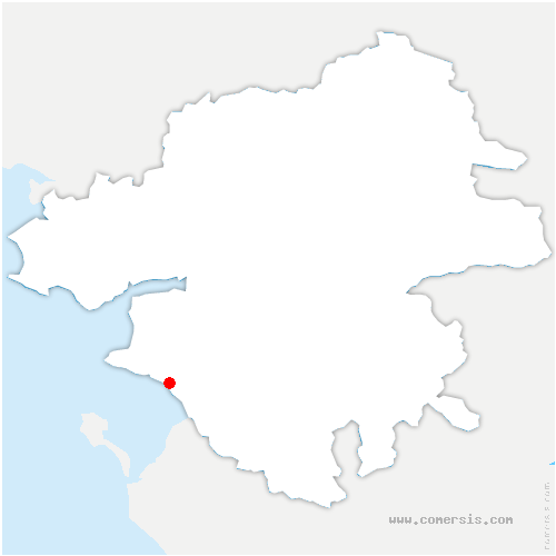 carte de localisation de Bernerie-en-Retz