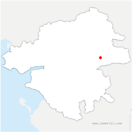 carte de localisation des Bois-d'Anjou