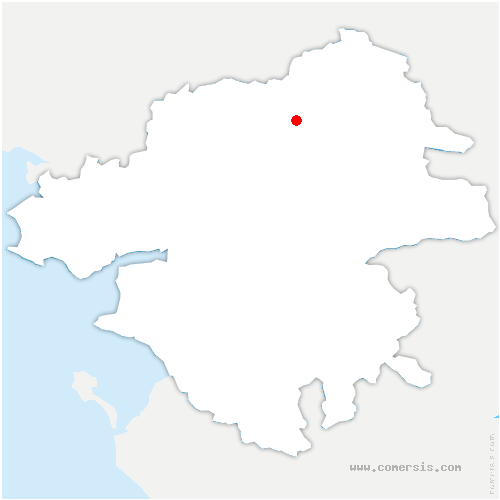 carte de localisation de Boufféré