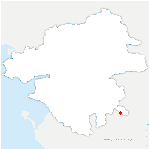 carte de localisation de Boussay