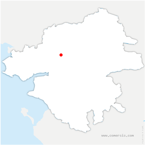 carte de localisation de Bouvron