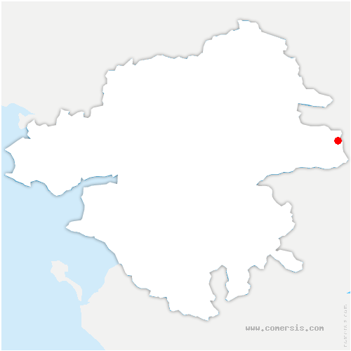 carte de localisation de Chalonnes-sous-le-Lude