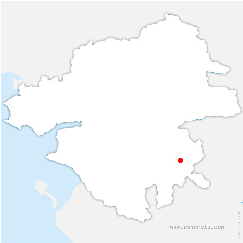 carte de localisation de la Chapelle-Heulin