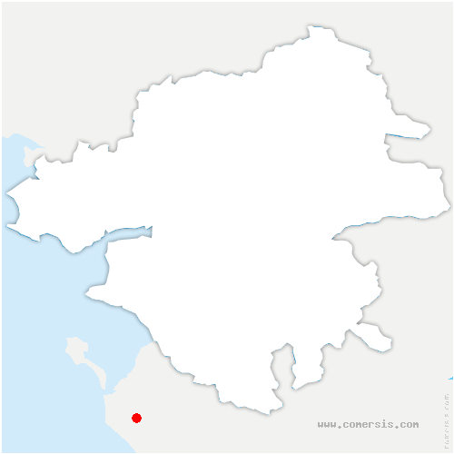carte de localisation de la Chapelle-de-Brain