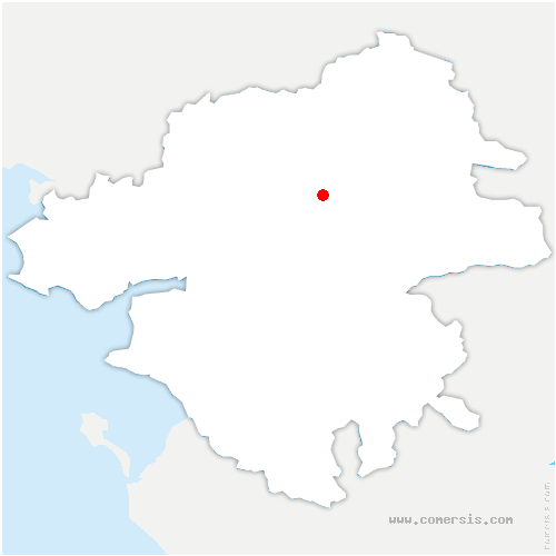 carte de localisation de Chauché